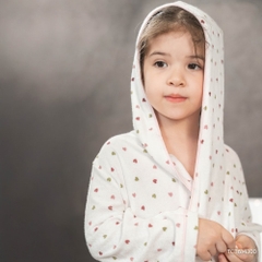 BU Baby (6M-5Y) Áo choàng tắm Buộc dây cho Bé trai Bé gái  BU Baby TCT614301 TCT614300 | Phụ kiện chính hãng