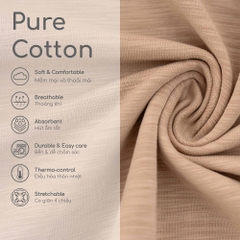 BU Baby Chăn ủ  có mũ BU Baby Cotton ACT081700 | Phụ kiện chính hãng