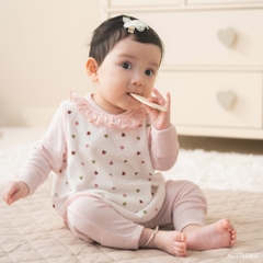 BU Baby Áo yếm Freesize Cotton Cho bé trai bé gái  ACT708900 | Hàng chính hãng