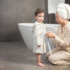 BU Baby (6M-5Y) Áo choàng tắm Buộc dây cho Bé trai Bé gái  BU Baby TCT614301 TCT614300 | Phụ kiện chính hãng