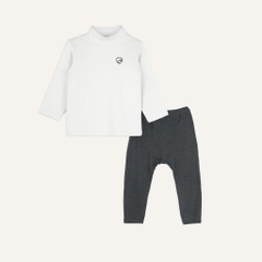 BU Baby (6M-5Y) Bộ dài tay cao cổ giữ nhiệt trơn Bambus BBB110906 | Quần áo Bubaby chính hãng