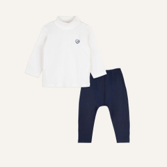 BU Baby (6M-5Y) Bộ dài tay cao cổ giữ nhiệt trơn Bambus BBB110906 | Quần áo Bubaby chính hãng