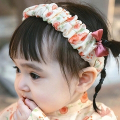 BU Baby (6M-5Y)  Set đồ Tết Cao cấp 2025 BU Linen BLN313 | Áo dài chính hãng