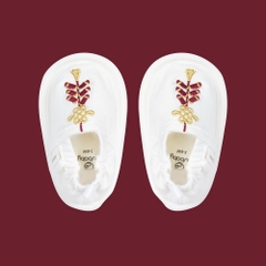 BU Baby  (1M-12M) Giày vải Tết mã Lộc Xuân cho bé trai bé gái Cotton ACT4200LX | Phụ kiện Bubaby chính hãng