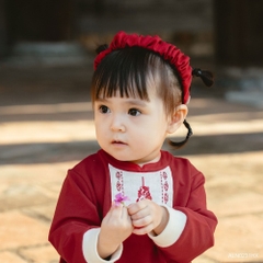 BU Baby Băng đô linen bé gái Hoa Xuân BU Baby ALN0231HX