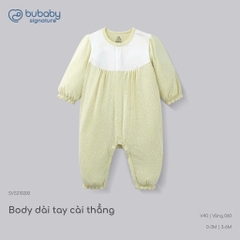 BU Baby (0M-9M) Body dài tay cài giữa Little Rainbow BU Viscose IVS2102LR | Sơ sinh chính hãng