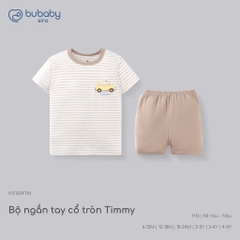 (6M-5Y-Nhiều mẫu) Bộ quần áo ngắn tay - Bé trai - Bubaby
