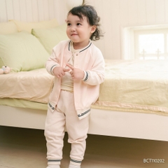 (6M-5Y) Bộ dài tay Thu đông cho bé Bubaby Signature Cotton BCT110202 | Quần áo BU Baby chính hãng
