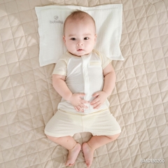 (0M-12M) Bộ ngắn tay cài giữa  BU Baby Molist BMD130200 | Bubaby chính hãng