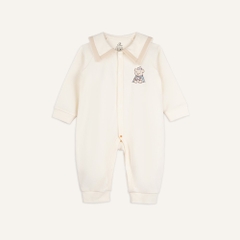 (0M-9M) Body dài tay cài giữa Thu êm Bubaby Cotton BCT210201 | Body chính hãng