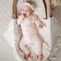 (1M-12M) Bộ dài tay cài giữa BU Baby Bambus BBB110212 | Bubaby chính hãng
