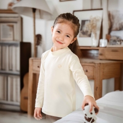 (2Y-5Y) Áo dài tay cao cổ BU Baby Cotton Thu êm BCT310900 | Bubaby Chính hãng