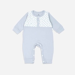 (1M-12M) Body dài tay cài giữa cổ trụ, cổ Peter Pan Bubaby Cotton Thu nhẹ BCT210204 BCT2103IM | Quần áo chính hãng