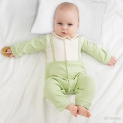 (1M-12M) Body dài tay cài giữa cổ trụ, cổ Peter Pan Bubaby Cotton Thu nhẹ BCT210204 BCT2103IM | Quần áo chính hãng