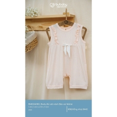 (1M-12M) Bộ body đùi sát nách vai Bubaby Molist BMD246100 | Quần áo BU chính hãng