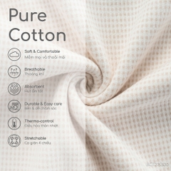 (1M-12M) Body dài tay cổ thủy thủ Thu đông cho bé Bubaby Cotton BCT215300| Quần áo Bubaby chính hãng