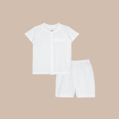 (0M-12M) Bộ ngắn tay cài giữa  BU Baby Molist BMD130200 | Bubaby chính hãng