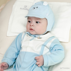 (1M-12M) Body dài tay cài giữa cổ trụ, cổ Peter Pan Bubaby Cotton Thu nhẹ BCT210204 BCT2103IM | Quần áo chính hãng