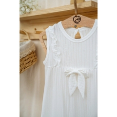 (1M-12M) Bộ body đùi sát nách vai Bubaby Molist BMD246100 | Quần áo BU chính hãng