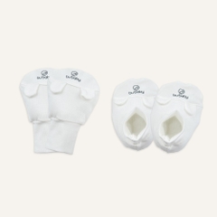 Bộ bao chân, bao tay  tai gấu  BU Baby ASR402800 | Phụ kiện Bubaby chính hãng