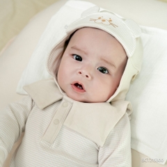 (1M-12M) Body dài tay cổ thủy thủ Thu đông cho bé Bubaby Cotton BCT215300| Quần áo Bubaby chính hãng