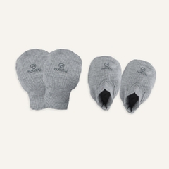 (Freesize) Bộ bao chân, bao tay Bubaby Cotton ACT400003 | Phụ kiện BU Baby Chính hãng
