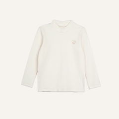 (2Y-5Y) Áo dài tay cao cổ BU Baby Cotton Thu êm BCT310900 | Bubaby Chính hãng