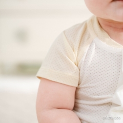 (0M-12M) Bộ ngắn tay cài giữa  BU Baby Molist BMD130200 | Bubaby chính hãng