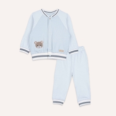 (6M-5Y) Bộ dài tay Thu đông cho bé Bubaby Signature Cotton BCT110202 | Quần áo BU Baby chính hãng