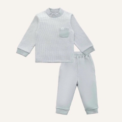 (6M-5Y) Bộ dài tay Thu đông cho bé Bubaby Signature Cotton BCT110202 | Quần áo BU Baby chính hãng