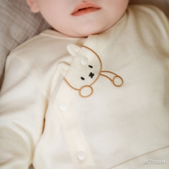 (NB-3M) Bộ dài tay cài chéo Bubaby Cotton BCT110804 | BU Baby Chính hãng