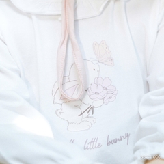 (9M-24M) Bộ dài tay cài sau cổ bèo bé gái BU Baby Bamcoo BBC111000 | Quần áo Bubaby chính hãng