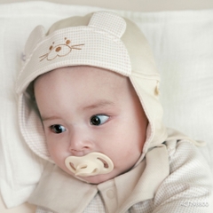 (1M-12M) Mũ  phi công Thu đông cho bé Bubaby Cotton ACT198800| Phụ kiện BU chính hãng