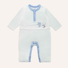 (1M-12M) Body dài tay cổ trụ Thu nhẹ BU Baby Siro BSR210300| Quần áo Bubaby chính hãng