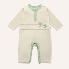 (1M-12M) Body dài tay cổ trụ Thu nhẹ BU Baby Siro BSR210300| Quần áo Bubaby chính hãng