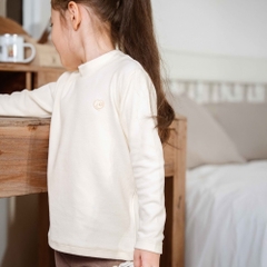 (2Y-5Y) Áo dài tay cao cổ BU Baby Cotton Thu êm BCT310900 | Bubaby Chính hãng