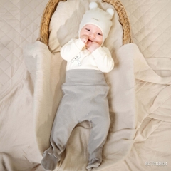 (NB-3M) Bộ dài tay cài chéo Bubaby Cotton BCT110804 | BU Baby Chính hãng