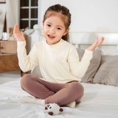 (2Y-5Y) Áo dài tay cao cổ BU Baby Cotton Thu êm BCT310900 | Bubaby Chính hãng