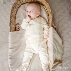 (NB-3M) Bộ dài tay cài chéo Bubaby Cotton BCT110804 | BU Baby Chính hãng