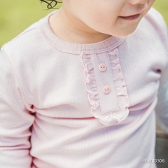 (6M-5Y) Bộ dài tay cổ trụ bèo Thu êm Bubaby Siro Jacquard BU Baby BSR110306 | Quần áo BU Baby chính hãng