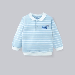 (6M-5Y) Áo Polo dài tay Mini Lines BU Baby Ponie, Cotton áo dài tay thu đông, áo dài tay trẻ em | PCT310300