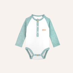 (1M-12M) Body chip dài tay cổ trụ Mùa Thu êm  Bubaby Lennie  BWL210300 | Body chính hãng