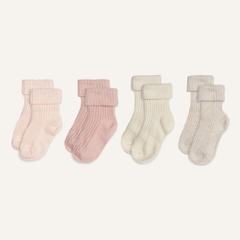 BU Baby (0-12M) Tất trẻ em cao cổ Baby BU Baby Cotton ACT2336P4 | Phụ kiện chính hãng