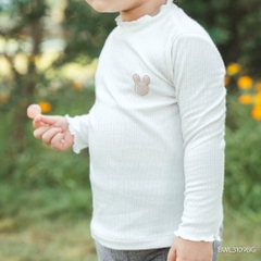 (6M-5Y) Áo dài tay cao cổ bé gái Thu êm BubabyLennie BWL3109BG | Áo chính hãng