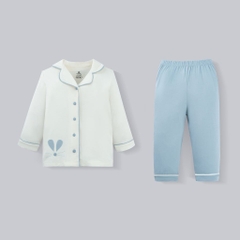 (6M-5Y) Bộ Pijama Bambus bé trai bé gái Bubaby dài tay Bunny, bộ mặc nhà, bộ mặc ngủ cho bé, bộ ngủ trẻ em | SBB110200