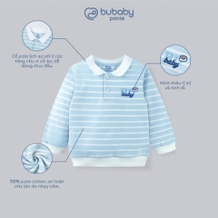 (6M-5Y) Áo Polo dài tay Mini Lines BU Baby Ponie, Cotton áo dài tay thu đông, áo dài tay trẻ em | PCT310300