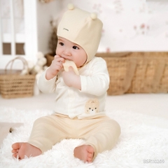 (1M-12M) Bộ dài tay cài giữa Mùa Thu êm cổ tàu BU Baby Siro BSR110209 | Quần áo chính hãng