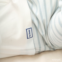 (0-12M) Body dài tay Bubaby cổ thủy thủ BuBu Cotton, bộ liên dài tay phong cách hàn quốc | PCT215300