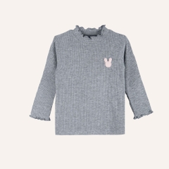 (6M-5Y) Áo dài tay cao cổ bé gái Thu êm BubabyLennie BWL3109BG | Áo chính hãng