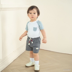 BU Baby (6M-5Y)  Quần cộc short đùi túi ốp kiểu dáng thể thao năng động Cotton KCT4300A1 | Hàng Chính Hãng